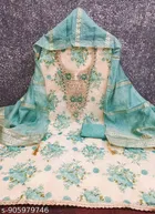 Embroidered Punjabi/All Over Suits Semi-Stitched Suits 