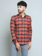 Full Sleeves Checked Shirt for Men 
