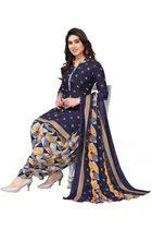 Cotton Block Print Unstitched Suits Fabric for Women 