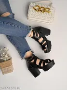 Open Toe Block Heel Sandals for Women 