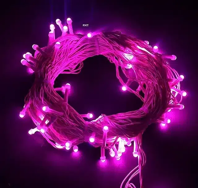 LED String Lights (Pink, 15 m)
