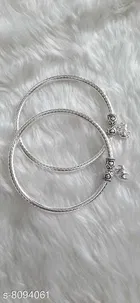 Anklet Silver Free Size Anklets & Toe Rings for Women