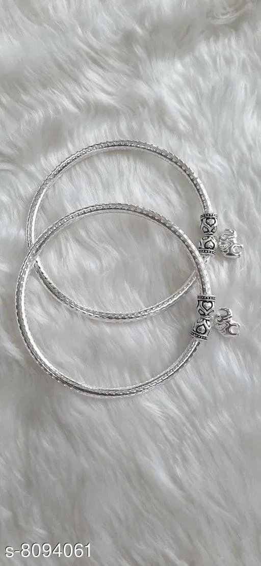 Anklet Silver Free Size Anklets & Toe Rings for Women