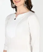 Viscose Rayon Embroidered A-Line Kurti with Pant 