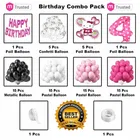 Hello Kitty Theme 4th Happy Birthday Decoration,Multicolour,Set Of 1