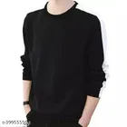 Cotton Blend Solid T-Shirt for Men, Black & Yellow, Pack of 2 