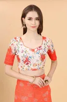 Trendy Zoya Silk Saree with Blouse Piece For Women 