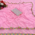 Silk Woven Design Saree for Women, Pink 