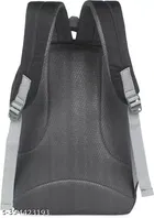Polyester Backpack for Men & Women, Black