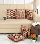 Jute Printed Cushion Covers 