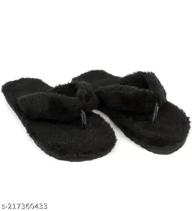 LifeO Slippers for Women (Black, 6)