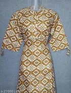 Cotton Blend Printed Kurti for Women 