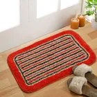 Microfiber Doormat, Red, Pack of 2 