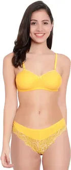 Cotton Blend Lingerie Set for Women 