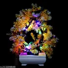 Artificial Bonsai Plant with Sparrow & Light 
