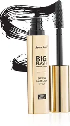 Seven Seas Big Flash Smudge Proof Deep Black Mascara (Black) (8ml ) (Pack Of 1)