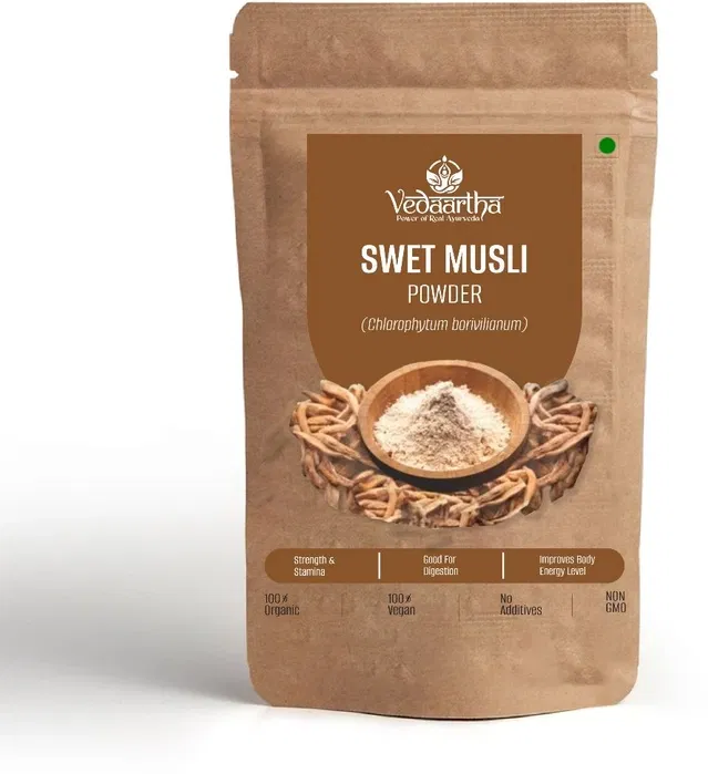 Vedaartha Swet Musli Powder, Pack of 1 (100 g)