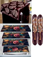 Knit 7 Pcs Fridge Cover Set 