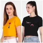 Cotton Blend Printed Top for Women 