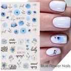 12 Sheets Floral Nail Art Stickers 