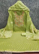 Silk Blend Jaipuri Designs Embroidery Kit 