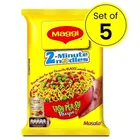 Maggi 2-Minute Instant Noodles Masala 5X75 g (Pouch) (Set of 5)
