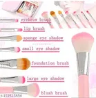 Combo of Matte Me Lipstick with 7 Pcs Makeup Brushes 