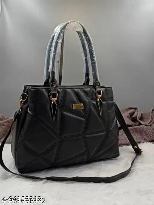 Sleek Shoulder Bag for Women (Black)