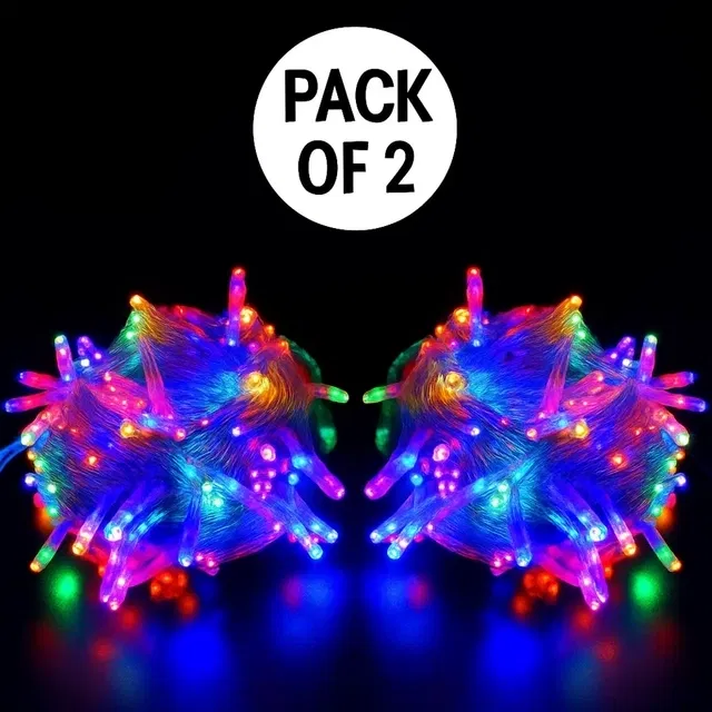 String LED Light (11 m, 40 Led, Multicolor)(Pack of 2)