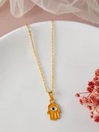 Gold Plated Chain & Pendant for Women & Girls 