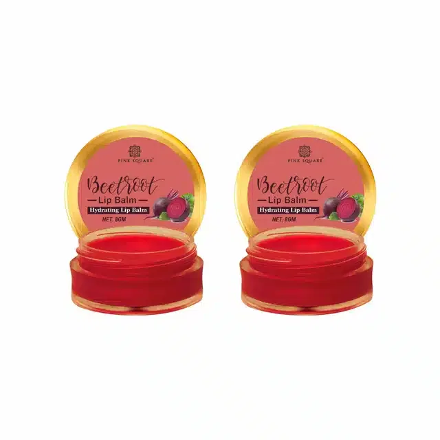 Beetroot Lip Balm (Pack of 2, 8 g)