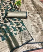 Organza Zari Woven Saree for Women 