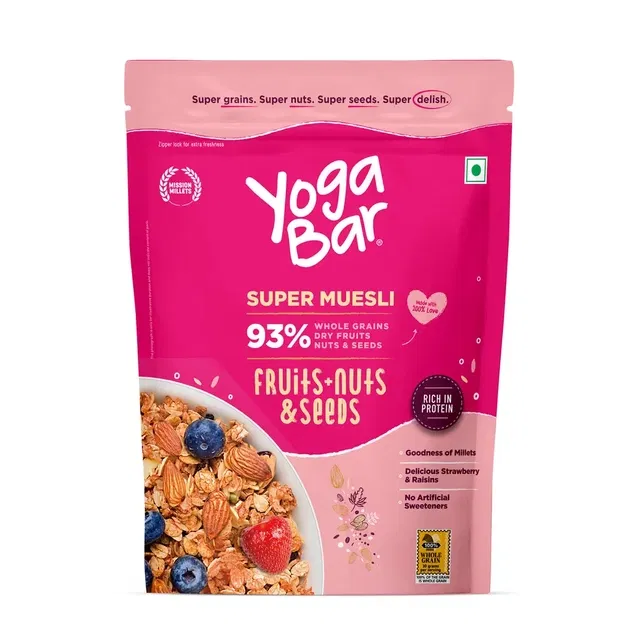 Yogabar Muesli Fruits Nuts & Seeds 400 g