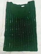 Cotton Blend Embellished Kurti for Women 