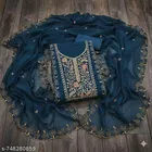Georgette Punjabi/All Over Suits Semi-Stitched Suits for Women 