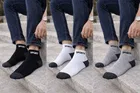 Cotton Blend Printed Socks for Men, Multicolor, Set of 3