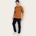 Lycra Nylon Logo Printed Track Pant for Men 