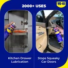 Wd-40 Multipurpose Spray 420Ml, Rust Remover, Cleans Bike Chains, Hinge Lubricant, Loosens Jammed Parts, Degreaser, And Cleaning Agent 