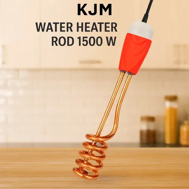 KJM Water Heater Rod 1500 W Immersion Rod Waterproof Shockproof (Pack of 1)