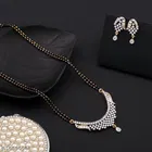 Alloy Mangalsutra with Earrings for Women 