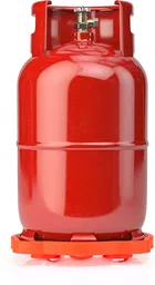 2 in 1 LPG Cylinder Trolley 1 Pcs with Wheels Gas Bottle, Oilcan Trolley Stand Gas Cylinder Trolley