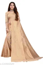 Chanderi Cotton Zari Woven Saree for Women 