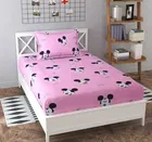 Microfiber Single Bedsheet with Single Pillow Cover 