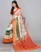 Art Silk Printed Saree for Women 