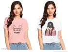 Half Sleeves Printed T-shirts for Women & Girls 