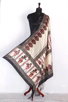 Art Silk Printed Dupatta for Women & Girls, Multicolour 