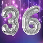 Foil Balloon for Birthday Celebration, No. 36 