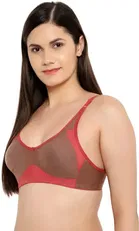 Cotton Blend Non Padded Bra for Women 
