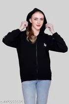 Nylon Solid Jackets for Women 