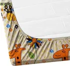 Sarangi Fitted Bedsheet 190x183x20 cm Multicolor & Blue Pack of 2